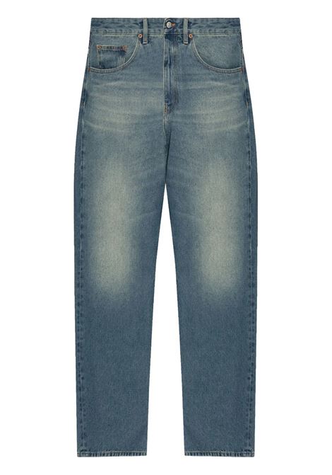 jeans dritti a vita alta uomo blu MM6 MAISON MARGIELA | SH0LA0010 S30589980